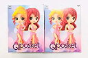 【中古】Q posket 叶姉妹 ファビュラスな Qposket 【叶恭子】【叶美香】 ピンクドレスセット