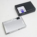 【中古】ソニー SONY デジタルカメラ Cybershot T77 (1010万画素/光学x4/3.0型タッチパネル液晶) シルバー DSC-T77/S【メーカー名】【メーカー型番】【ブランド名】【商品説明】ソニー SONY デジタルカメラ Cybershot T77 (1010万画素/光学x4/3.0型タッチパネル液晶) シルバー DSC-T77/Sメーカー型番:DSC-T77/S本体サイズ(H×W×D):約57.2mmx93.6mmx15.0mm(突起部含まず)(最薄部13.9mm(レンズカバーを除く))本体カラー:シルバー中古品のため使用に伴うキズ等がございますが、問題なくご使用頂ける商品です。画像はイメージ写真ですので商品のコンディション、付属品の有無については入荷の度異なります。当店にて、動作確認・点検・アルコール等のクリーニングを施しております。中古品のため限定特典や補償等は、商品名、説明に記載があっても付属しておりません予めご了承下さい。当店では初期不良に限り、商品到着から7日間は返品を 受付けております。他モールとの併売品の為、完売の際はご連絡致しますのでご了承ください。ご注文からお届けまで1、ご注文⇒ご注文は24時間受け付けております。2、注文確認⇒ご注文後、当店から注文確認メールを送信します。3、お届けまで3〜10営業日程度とお考え下さい。4、入金確認⇒前払い決済をご選択の場合、ご入金確認後、配送手配を致します。5、出荷⇒配送準備が整い次第、出荷致します。配送業者、追跡番号等の詳細をメール送信致します。6、到着⇒出荷後、1〜3日後に商品が到着します。　※離島、北海道、九州、沖縄は遅れる場合がございます。予めご了承下さい。お電話でのお問合せは少人数で運営の為受け付けておりませんので、メールにてお問合せお願い致します。営業時間　月〜金　10:00〜17:00お客様都合によるご注文後のキャンセル・返品はお受けしておりませんのでご了承下さい。