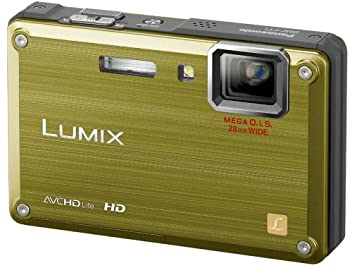 【中古】パナソニック 防水デジタルカメラ LUMIX (ルミックス) FT1 フォリッジグリーン DMC-FT1-G