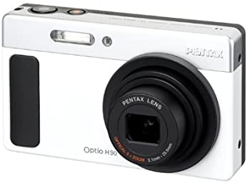 【中古】PENTAX デジタルカメラ Optio H90 セラミックホワイト OPTIOH90SH