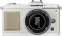 【中古】(非常に良い)OLYMPUS マイクロ一眼 PEN E-P2 プレミアムキット ホワイト E-P2プレミアムキット-WHT