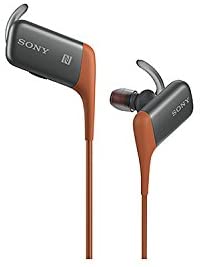 【中古】SONY スポーツ向けワイヤレスイヤホン 防滴仕様 Bluetooth対応 マイク付 オレンジ MDR-AS600BT/D
