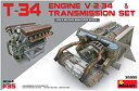 【中古】(非常に良い)ミニアート 1/35 T-34エンジン V-2-34 & トランスミッションセット プラモデル MA35205