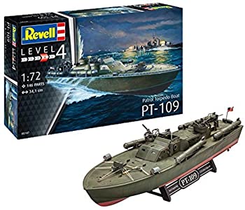 【中古】ドイツレベル 1/72 アメリカ海軍 PTボート PT-109魚雷艇 プラモデル 05147