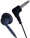 【中古】(未使用品)JVC MR-L37-B イヤホン 1m L型 ミニプラグ ブラック(2)