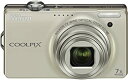 【中古】Nikon デジタルカメラ COOLPIX (クールピクス) S6000 シャンパンシルバー S6000SL