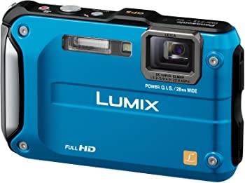 【中古】パナソニック デジタルカメラ LUMIX FT3 スプラッシュブルー DMC-FT3-A