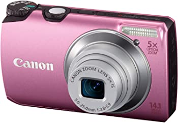 【中古】Canon デジタルカメラ PowerShot A3200 IS ピンク PSA3200IS(PK)