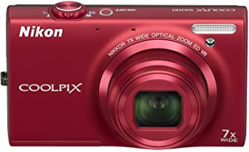 【中古】NikonデジタルカメラCOOLPIX S6100 スーパーレッド S6100RD