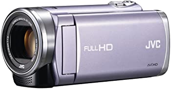 【中古】（非常に良い）JVCKENWOOD JVC ビデオカメラ EVERIO GZ-E225 内蔵メモリー 8GB バイオレット GZ-E225-V