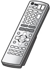 【中古】Panasonic SD/DVDステレオシステム用リモコン EUR7720LC0