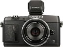 【中古】(非常に良い)OLYMPUS ミラーレス一眼 PEN E-P5 17mm F1.8 レンズキット(ビューファインダー VF-4セット) ブラック E-P...