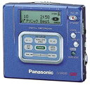 【中古】Panasonic パナソニック SJ-MR220-A ブルー ポータブルMDレコーダー MDLP対応 （MD録音再生兼用機/録再/MDウォークマン/MDプレーヤー）