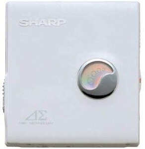 【中古】SHARP シャープ　MD-DS30-W ホワイト　1-BIT　ポータブルMDプレイヤー　MDLP対応