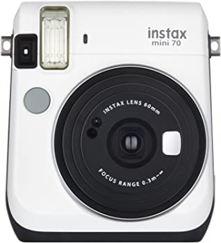 【中古】FUJIFILM インスタントカメラ チェキ instax mini70 ホワイト INS MINI 70 WHITE