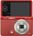 【中古】(非常に良い)CASIO EXILIM EX-ZR62RD 自分撮り+メイクアップ機能搭載 EXZR62 レッド