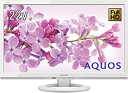 【中古】シャープ 22V型 AQUOS フルハイビジョン 液晶テレビ 外付HDD対応(裏番組録画) ホワイト LC-22K45-W