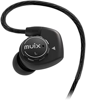 【中古】 MUIX Hi-Fi デュアルサウンド インイヤー イヤホン IX1000HE ブラック IX1000HE-BK