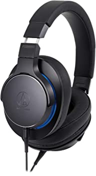 【中古】audio-technica SoundReality ポータブルヘッドホン ハイレゾ音源対応 ブラック ATH-MSR7b BK