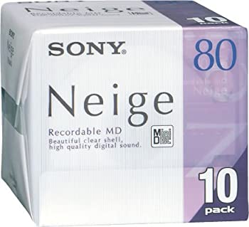 【中古】 未使用品 SONY 10MDW80NED ミニディスク 80分10枚組