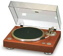 【中古】(非常に良い)Denon アナログレコードプレーヤー 木目 DP-1300MK2
