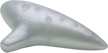【中古】(未使用品)NIGHTオカリナ プラスチック製 アルトC調 Pla Ocarina AC ホワイト