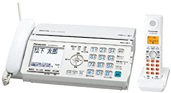 パナソニック おたっくす デジタルコードレスFAX 子機1台付き ホワイト KX-PW520DL-W