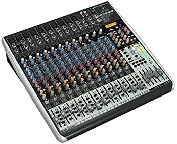 【中古】Behringer アナログミキサー 24チャンネル4バス 1ノブコンプ/エフェクト/USBオーディオインターフェース搭載 XENYX QX2442USB