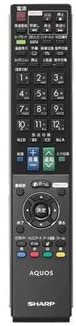 【中古】シャープ 液晶テレビ用リモコン RRMCGA881WJSA(0126380047)