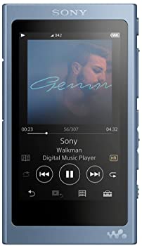 【中古】ソニー ウォークマン Aシリーズ 64GB NW-A47 : Bluetooth/microSD/ハイレゾ対応 最大39時間連続再生 2017年モデル ムーンリットブルー NW-A47 L