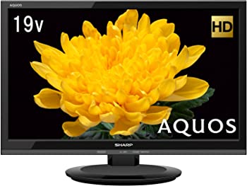 【中古】シャープ 19V型 液晶 テレビ AQUOS LC-19P5-B ハイビジョン 外付HDD対応(裏番組録画) ブラック