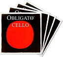 【中古】(非常に良い)オブリガート OBLIGATOチェロ弦セット
