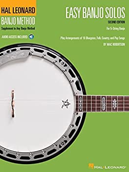 yÁz(gpi)Easy Banjo Solos for 5-String Banjo: Supplement to Any Banjo Method Play Arrangements of 16 Bluegrass Folk Country and Pop Songs (H