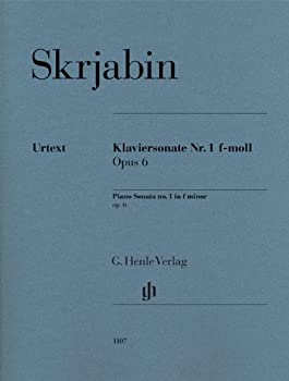 yÁzSkrjabin A: Klaviersonate Nr. 1 f-moll op. 6