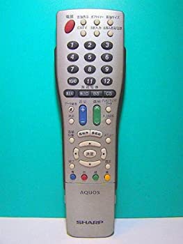 【中古】シャープ テレビリモコン GA465WJSA 1