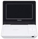 【中古】(非常に良い)東芝 7型ポータブルDVDプレーヤーホワイトCPRM対応TOSHIBA REGZA レグザポータブルプレーヤー SD-P710SW
