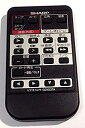 【中古】SHARP ビデオカメラリモコン G0103TA