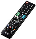 【中古】エレコム テレビリモコン パナソニック ビエラ対応 設定不要ですぐ使える 見やすい文字サイズ 押しやすいボタン Netflix YouTube対応 ブラック E(2)