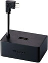 【中古】(非常に良い)エレコム スタンド型アダプター Fire TV Stick専用 LANポート付 DH-FTHDL01BK