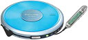 【中古】パナソニック ポータブルCDプレーヤー ブルー SL-CT710-A