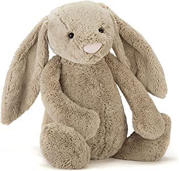 yÁzJELLYCAT BASHFUL BEIGE BUNNY LARGE