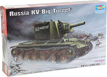 【中古】(未使用品)トランペッター 1/35 ソビエト軍 KV-2 重戦車 先行量産型 プラモデル