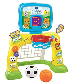 【中古】VTech スマートショット スポーツセンター バスケットゴールとサッカーゴール 【メーカー名】V-Tech【メーカー型番】80-156300【ブランド名】ヴイテック(VTech)【商品説明】VTech スマートショット スポーツセンター バスケットゴールとサッカーゴール アニメーション点灯LEDスコアボードカウントバスケットカウントするように、パープルの語句を10と、励みになるアニメーション、サウンドを再生、側面のレバーを再始動しスコアボードイン1キッズバスケットボールフープの幼児と幼児のバスケットゴールやスコアの目的にゲーム、スポーツ・センターサッカーネット形状ボタンシェイプの紹介と、番号曲、サウンドとフレーズとサウンド、早期学習センター50 スポーツ用にバスケットボールTOYシューティングフープとサッカーボールを蹴る;幼児幼児13才用バスケットボールフープモータースキルを開発教育玩具;動作のために、3 AAバッテリー(商品には含まれません)中古品のため使用に伴うキズ等がございますが、問題なくご使用頂ける商品です。画像はイメージ写真ですので商品のコンディション、付属品の有無については入荷の度異なります。当店にて、動作確認・点検・アルコール等のクリーニングを施しております。中古品のため限定特典や補償等は、商品名、説明に記載があっても付属しておりません予めご了承下さい。当店では初期不良に限り、商品到着から7日間は返品を 受付けております。他モールとの併売品の為、完売の際はご連絡致しますのでご了承ください。ご注文からお届けまで1、ご注文⇒ご注文は24時間受け付けております。2、注文確認⇒ご注文後、当店から注文確認メールを送信します。3、お届けまで3〜10営業日程度とお考え下さい。4、入金確認⇒前払い決済をご選択の場合、ご入金確認後、配送手配を致します。5、出荷⇒配送準備が整い次第、出荷致します。配送業者、追跡番号等の詳細をメール送信致します。6、到着⇒出荷後、1〜3日後に商品が到着します。　※離島、北海道、九州、沖縄は遅れる場合がございます。予めご了承下さい。お電話でのお問合せは少人数で運営の為受け付けておりませんので、メールにてお問合せお願い致します。営業時間　月〜金　10:00〜17:00お客様都合によるご注文後のキャンセル・返品はお受けしておりませんのでご了承下さい。