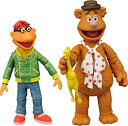 【中古】Diamond Select Toys Muppets Select Series 1 Fozzie/Scooter Action Figure