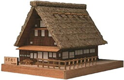 【中古】(未使用品)ウッディジョー ミニ建築 No.1 合掌造り 木製模型