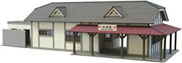 【中古】さんけい 1/87 情景シリーズ 駅舎-3 MK05-12 ペーパークラフト