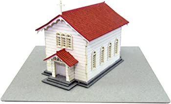 【中古】さんけい 1/220 みにちゅあーとプチ 教会 ペーパークラフトキット