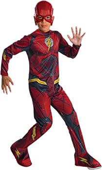 【中古】(Medium, Multicolor) - Rubie's Costume Boys Justice League The Flash Costume, Medium, Multicolor