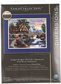 【中古】(未使用品)輸入刺しゅうキット 『Dimensions The Gold Collection Twilight Bridge』