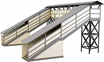 【中古】(非常に良い)さんけい 1/87 情景シリーズ 跨線橋 MK05-13 ペーパークラフト